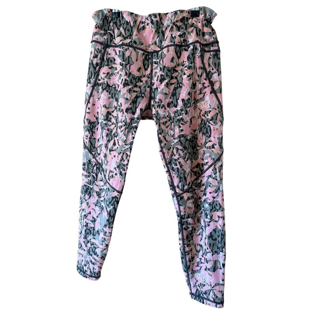 Sweaty Betty Womens Camouflage Power Leggings Size Large Multicolor Athletic
